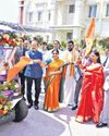 SBI donates two e-vehicles to Yadagirigutta temple SBI donates two e-vehicles to Yadagirigutta temple