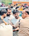 Tension prevails at Peddammagudi Tension prevails at Peddammagudi
