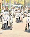 Scooters given to Cyberabad She Teams Scooters given to Cyberabad She Teams