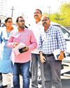 GHMC Commissioner inspects development works GHMC Commissioner inspects development works