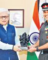 NCC officer meets Governor, seeks support NCC officer meets Governor, seeks support
