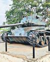 Pak tank from 1971 war stands majestic