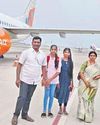 Headmaster flies SSC toppers to Vizag Headmaster flies SSC toppers to Vizag