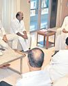 KCR meets BRS leaders, discusses public issues2