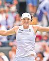 Swiatek enters her first Wimbledon SF66
