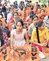 Nizam College students protest for hostel accommodation13