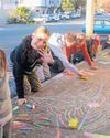 Knysna Primary and Trinity learners turn sidewalk chalk artists4