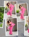 SHAMA SIKANDER'S PINK SAREE IS TOTALLY MATCHING THE MONSOON VIBES