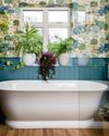 How to wallpaper a bathroom