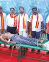 தமிழக வெற்றிக் கழகம் சார்பில் இலவச மருத்துவ முகாம்!0