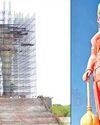 ராமேசுவரத்தில் 108 அடி உயரத்தில் அனுமன் சிலை பணிகள் 50 சதவீதம் நிறைவு !28