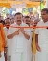 திண்டுக்கல் மேற்கு மாவட்ட பாஜக அலுவலகம் திறப்பு விழா மாநில பொதுச்செயலாளர் இராம.ஸ்ரீனிவாசன் பங்கேற்பு