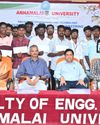 அண்ணாமலை பல்கலைக்கழகத்தில் மாணவர்கள் விடை பெறுதல் விழா அண்ணாமலை பல்கலைக்கழகத்தில் மாணவர்கள் விடை பெறுதல் விழா
