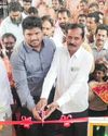 தேசிய சின்னமான அசோக சக்கரம் சிலை திறப்பு விழா தேசிய சின்னமான அசோக சக்கரம் சிலை திறப்பு விழா