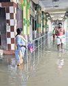 Parts of city waterlogged as intermittent showers persist