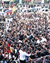 No nod for rally, DMDK cadre 'walk' to Vijayakant memorial