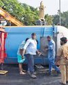 Gas tanker topples, grips Kovai in fear