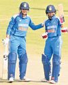 Record-shattering day in Rajkot for India women