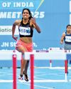 Big names put up subdued show; Vithya bags gold Big names put up subdued show; Vithya bags gold