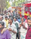 Fire at Thanjai GH labour block, 137 patients shifted Fire at Thanjai GH labour block, 137 patients shifted