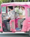 Pink autos on wrong route? Men drive women-only vehicles, lug goods Pink autos on wrong route? Men drive women-only vehicles, lug goods