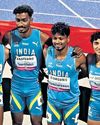 Gold in 4x400m mixed relay for India on rainy day, Chithravel bags silver63