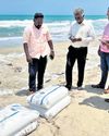 Plastic nurdle bags reach Ramnad shores, Dhanushkodi flamingo sanctuary faces threat5