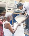 Door delivery of rations to aged, disabled begins1