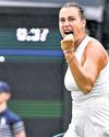 Top Gun Sabalenka Advances to Quarters62