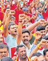 Life Comes to Standstill in Some Parts During Trade Unions' Day-Long Strike35