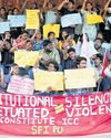 Pondy univ stir over harassment charge against faculty turns violent, 18 arrested5
