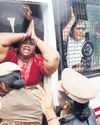 Sanitary workers try to submit plea to CM, held14