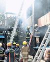 Fire at GST commissioner's office Fire at GST commissioner's office13