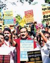 Anbumani holds protest demanding caste census, BJP & others take part Anbumani holds protest demanding caste census, BJP & others take part20
