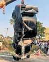 Two killed after speeding car hits man, falls into well26