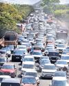 GST Road witnesses congestion as 10 lakh return to Chennai post poll9