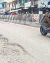 Broken, encroached road affects traffic in Palacode