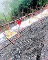 Sitheri residents wary as landslips damage road