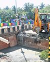 Floods cause bridge collapse along Pondy highway