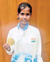 Hearing-impaired girl wins gold at Int'l championship