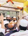 Thousands attend anointing of sandal on tombs of Nagore Dargah saints