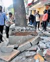 Footpath encroachment in three zones cleared