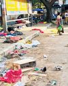 Sarakki bus stop turns into garbage dump, commuters fight stench