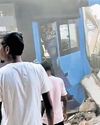 5 INJURED AS BRTS BUS JUMPS TRACK, CRASHES INTO SHOP