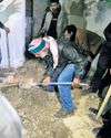 Families search for their loved ones in Saydnaya jail basement