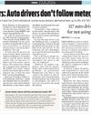 Passengers: Auto drivers don't follow meter, fleece us