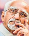 BJP slams Ansari’s Ghazni comment, says Cong ecosystem takes anti-Hindu stance5
