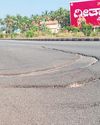 Newly-laid stretch near Katapady sinks, poses danger to road users