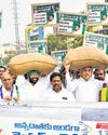 YSRC leaders hit out at govt's anti-ryot policies in R'varam