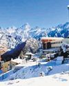 Auli Ski Resort decked up for Nat'l Winter Games